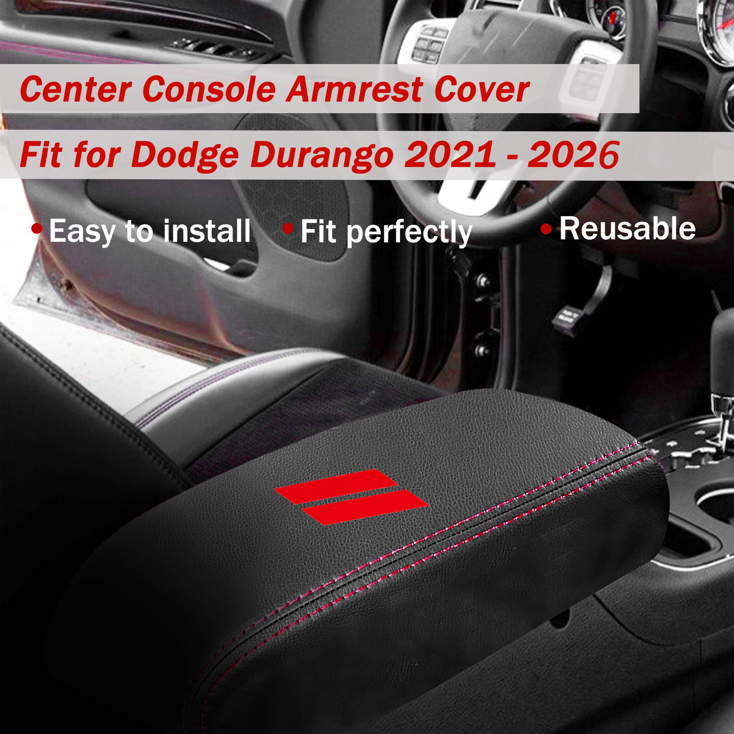 YOSRTER sweat-resistant cover keeps the armrest comfortable on long drives.