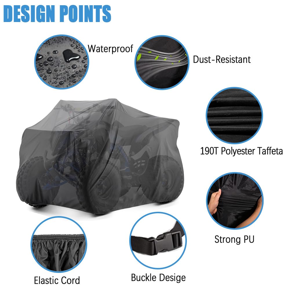 Bonus storage bag included with YOTOM ATV cover for convenient storage