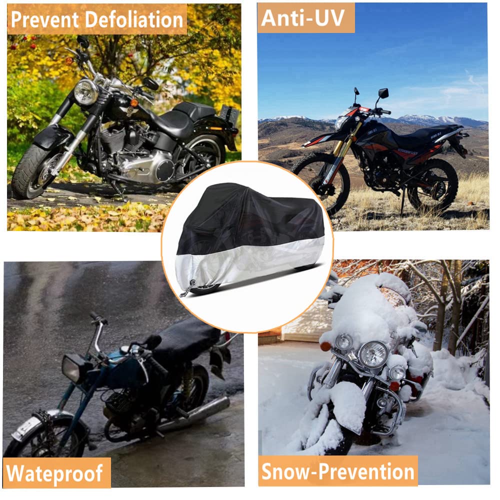 YOTOM large size cover fits Harley Honda Suzuki Yamaha