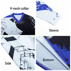 YOUALSO Youth Dirt Bike Jersey red size guide helps choosing the correct fit.