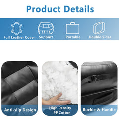 YOUFI cushion shows built-in handle and buckle for easy transport and secure placement.