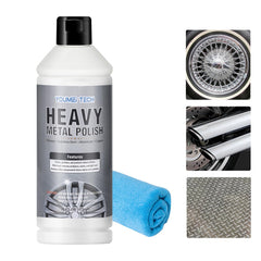 YOUMEITECH metal polish 16oz bottle restores chrome shine and protects against tarnish