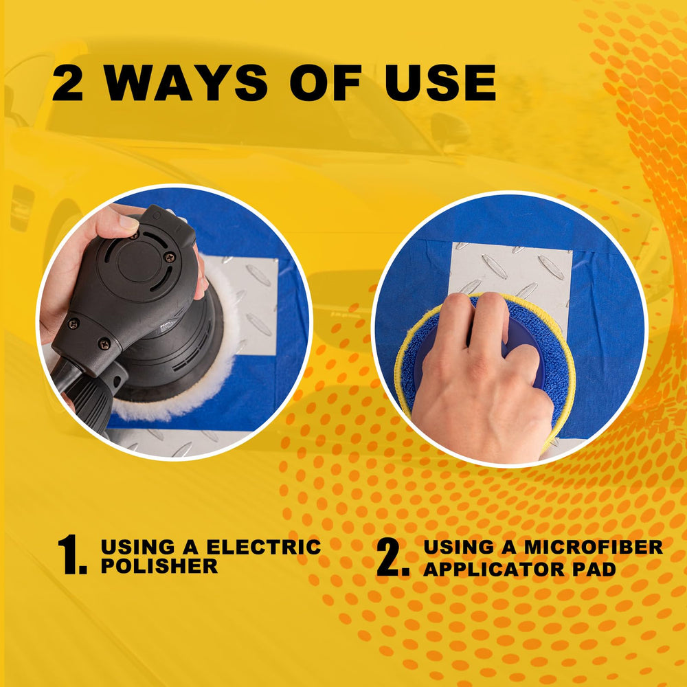 YOUMEITECH polish on aluminum surface removes rust and scratches with ease