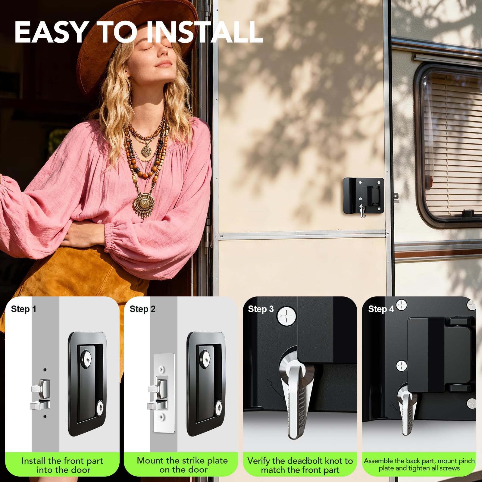 Young Voo four copper backup keys prevent lockouts