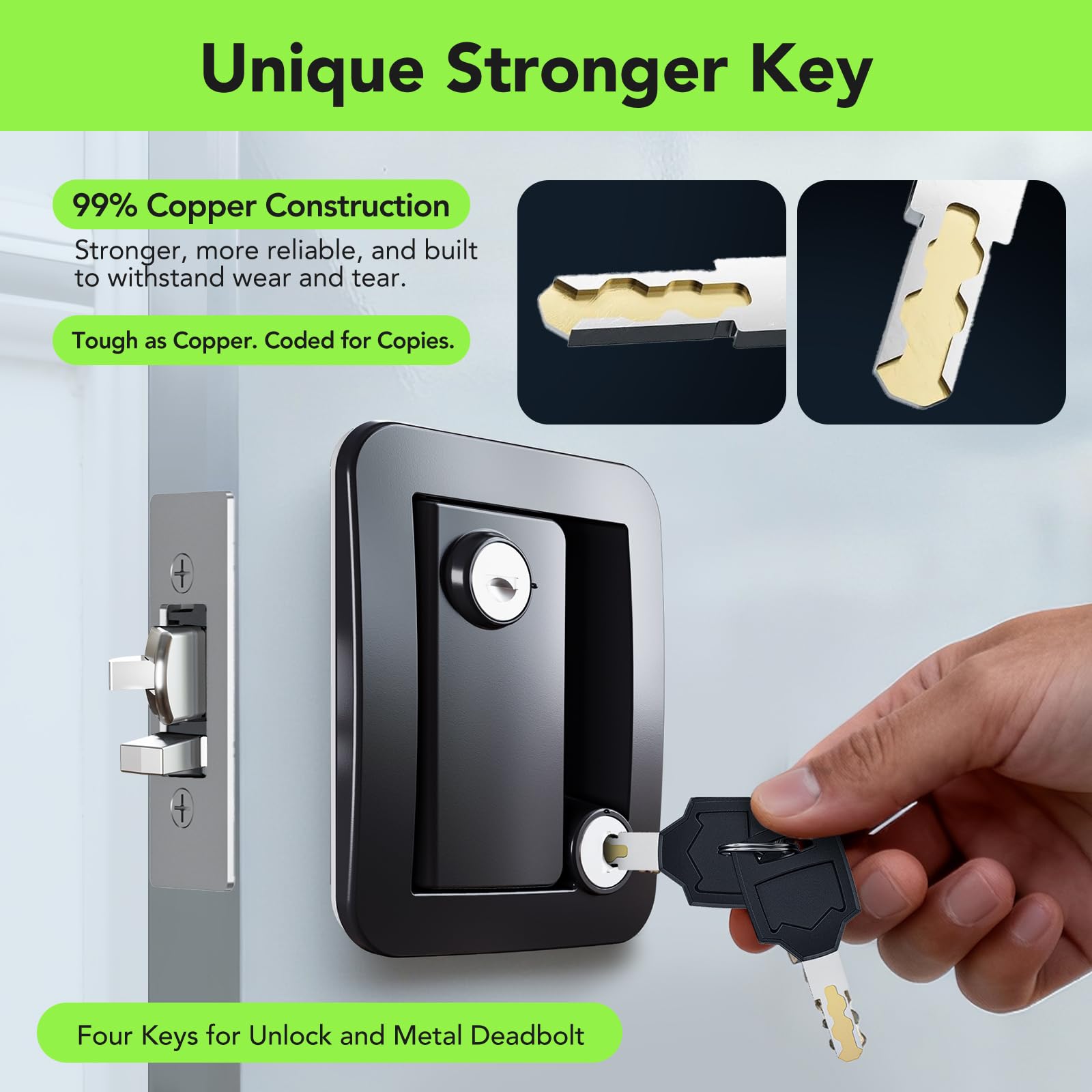 Young Voo lock base ensures stable installation and smooth operation