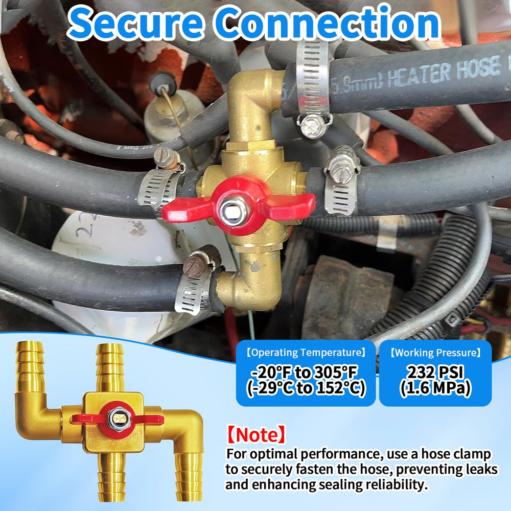 Yourheey German-style clamps in the pack deliver strong, vibration-resistant seals.