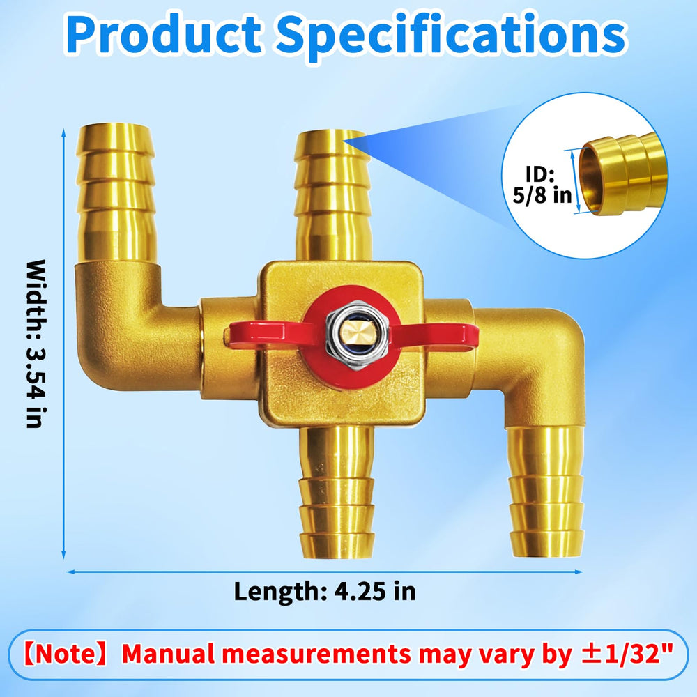 Yourheey quick-connect hose clamps ensure secure, leak-free connections.