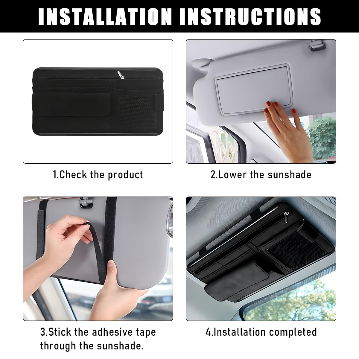 Yourkar offers four color options to complement your car interior and personal style.