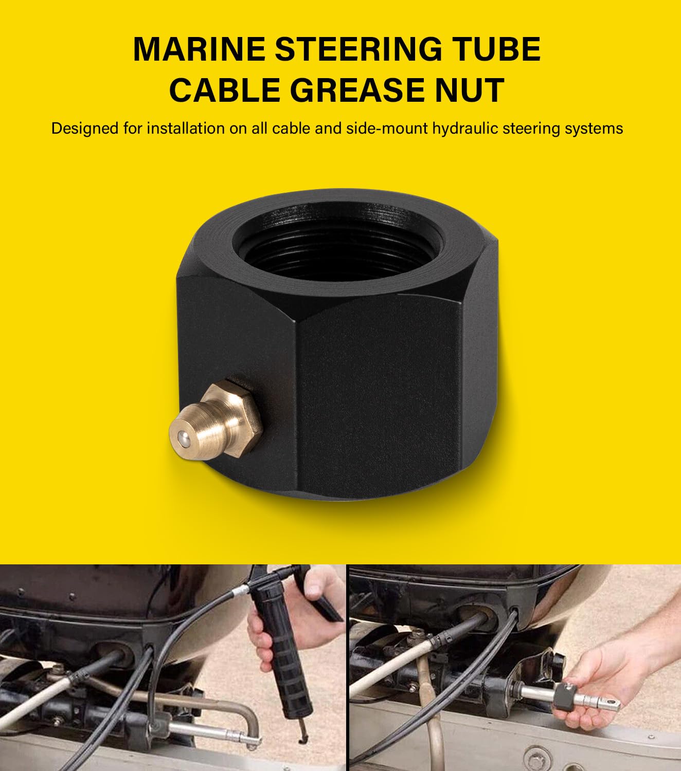 Yoursme aluminum body with black anodized finish for rust resistance and durability.