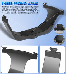 Black oxide finish protects against rust for repeated use