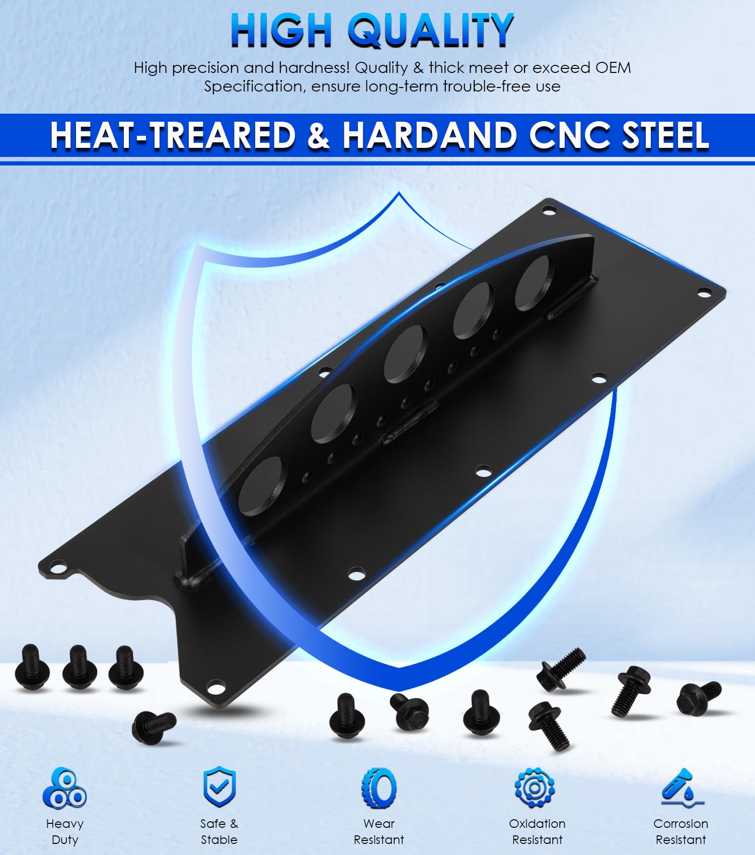 Yoursme CNC steel lift plate construction for stable lifting of Chevy LS engines