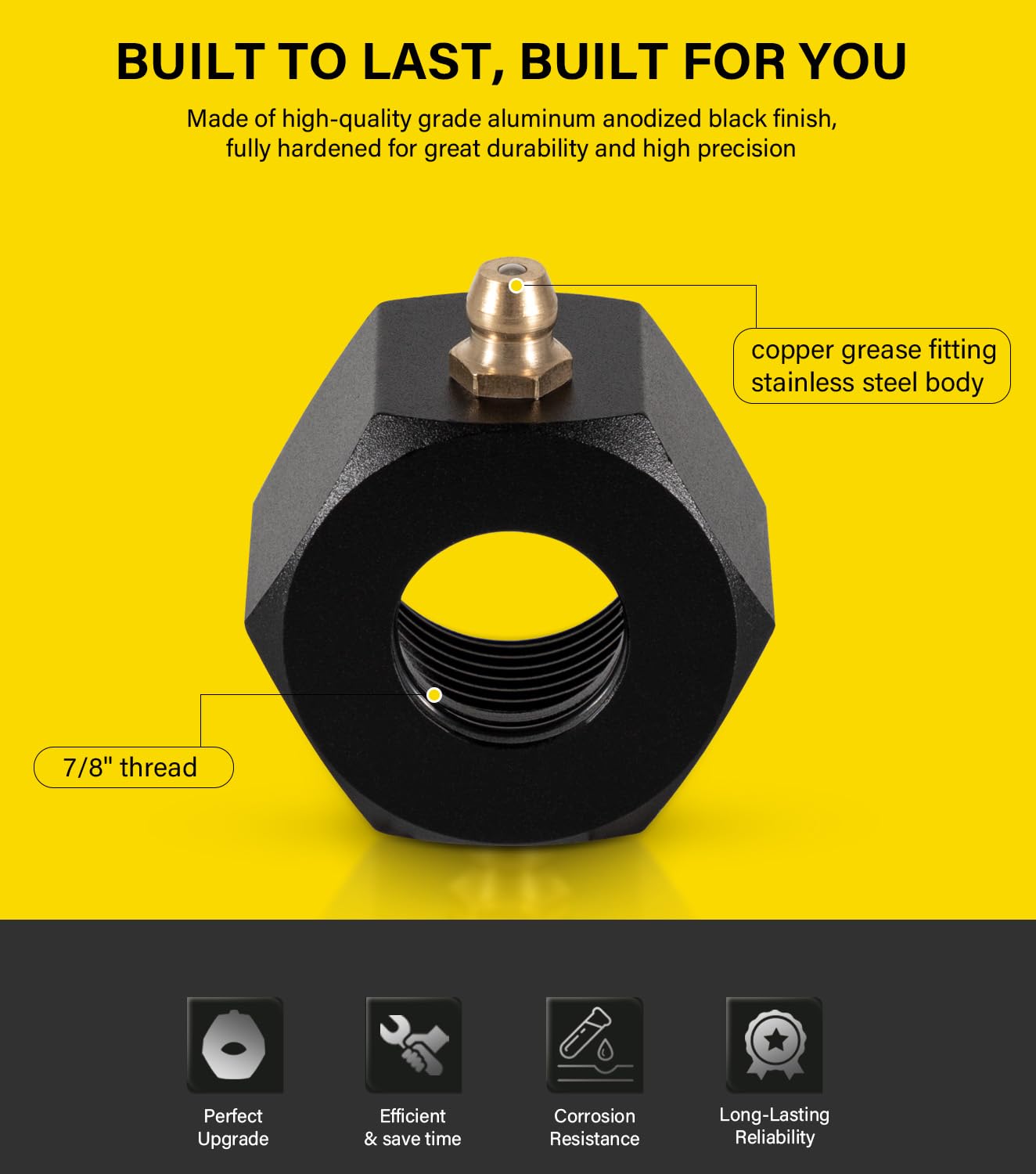 Yoursme installation-ready unit for cable and side-mount hydraulic steering systems.