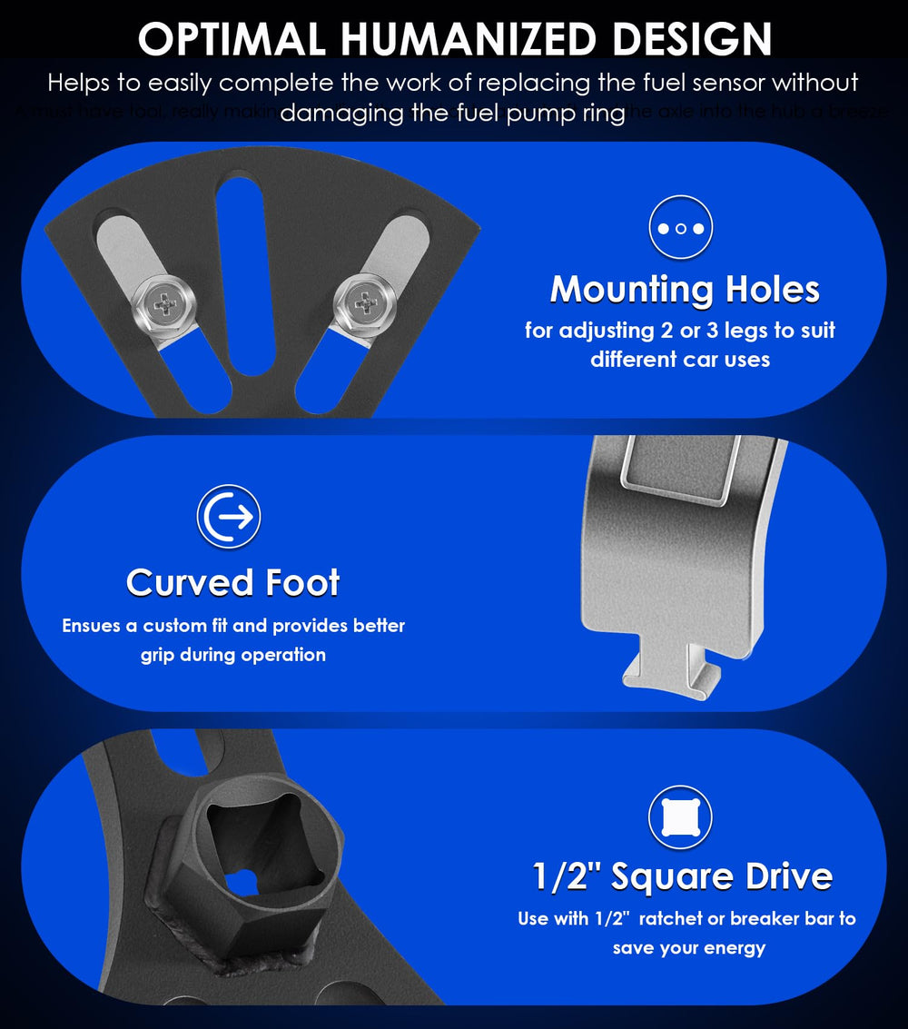 Yoursme half-inch drive compatibility for common ratchets and ease of use.