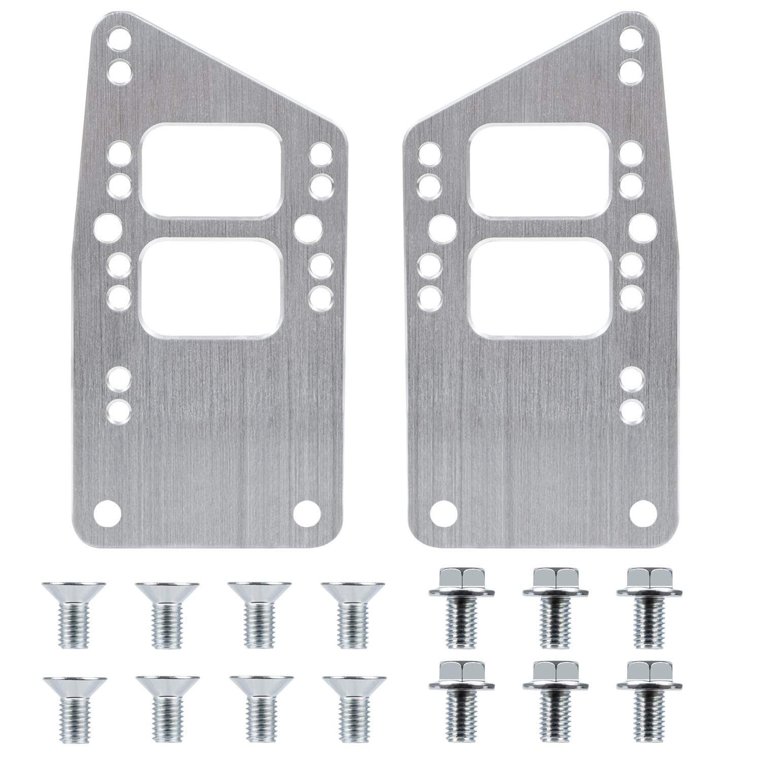 Yoursme aluminum LS swap plate close-up highlighting milling precision