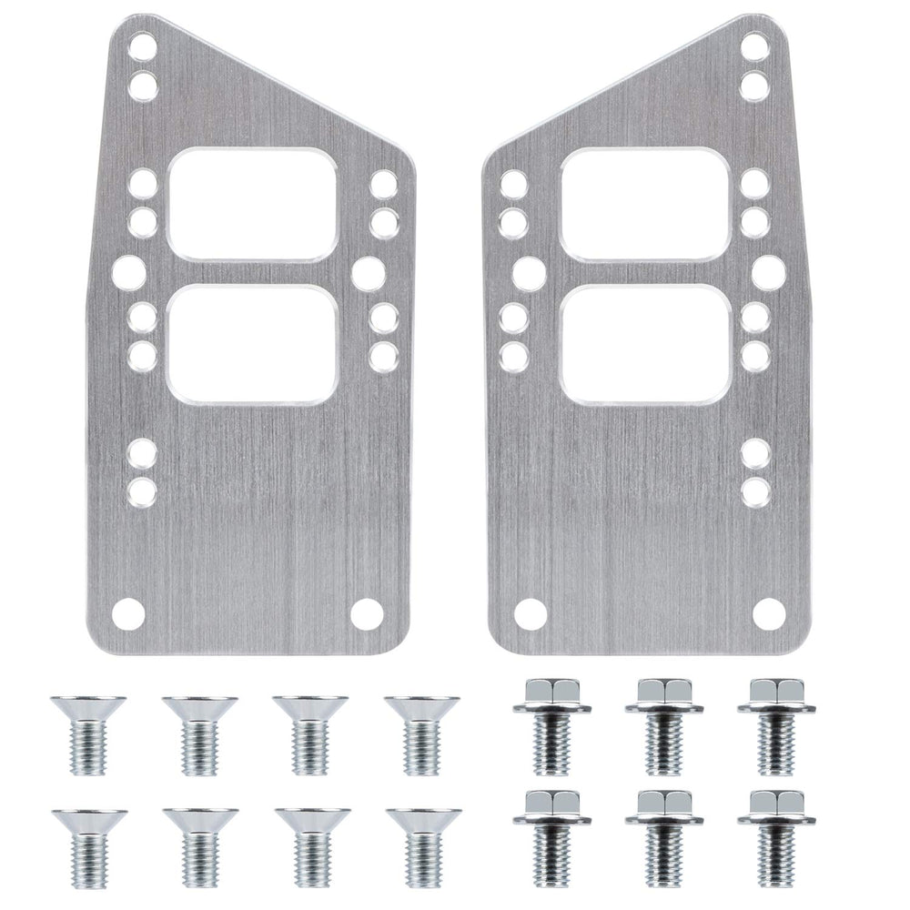 Yoursme aluminum LS swap plate close-up highlighting milling precision