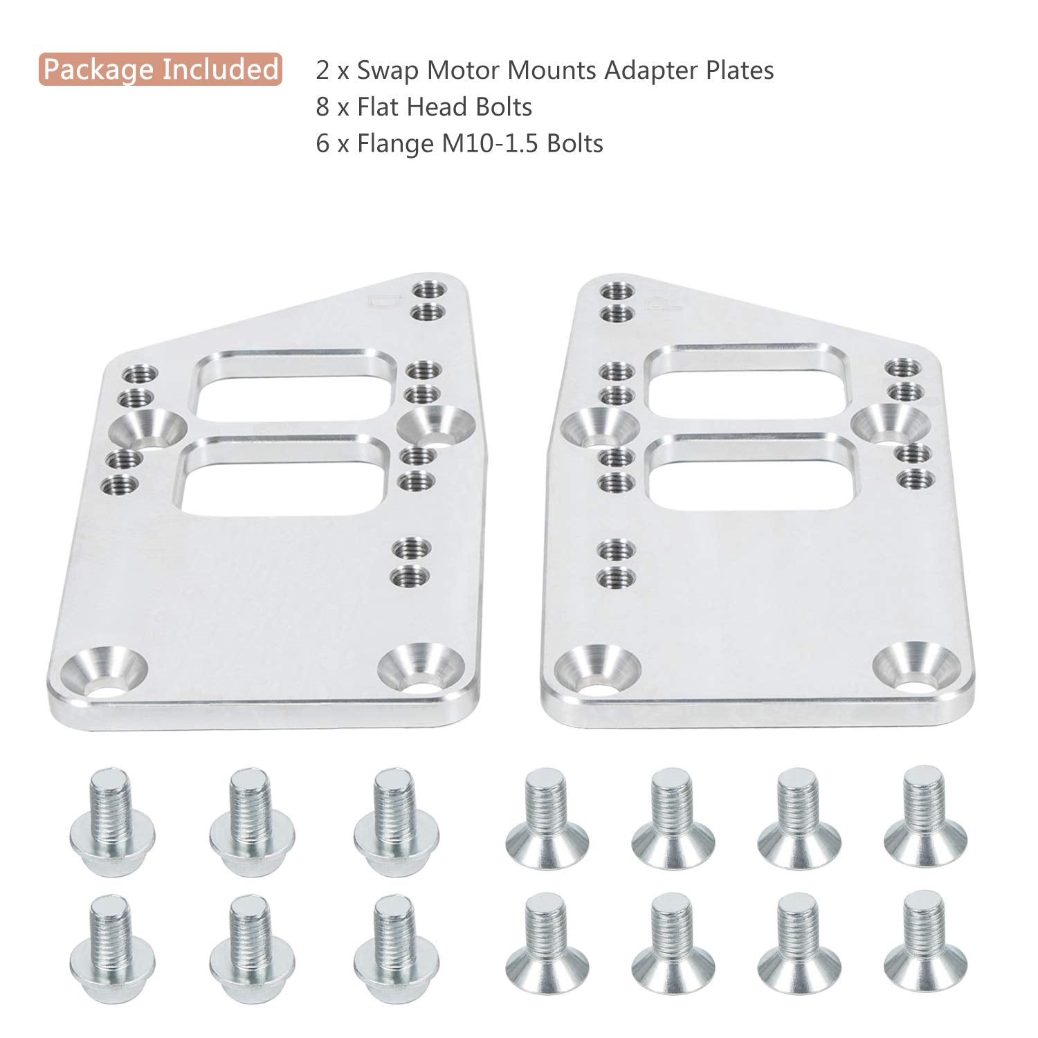 Yoursme mount plate with included hardware for fast installation