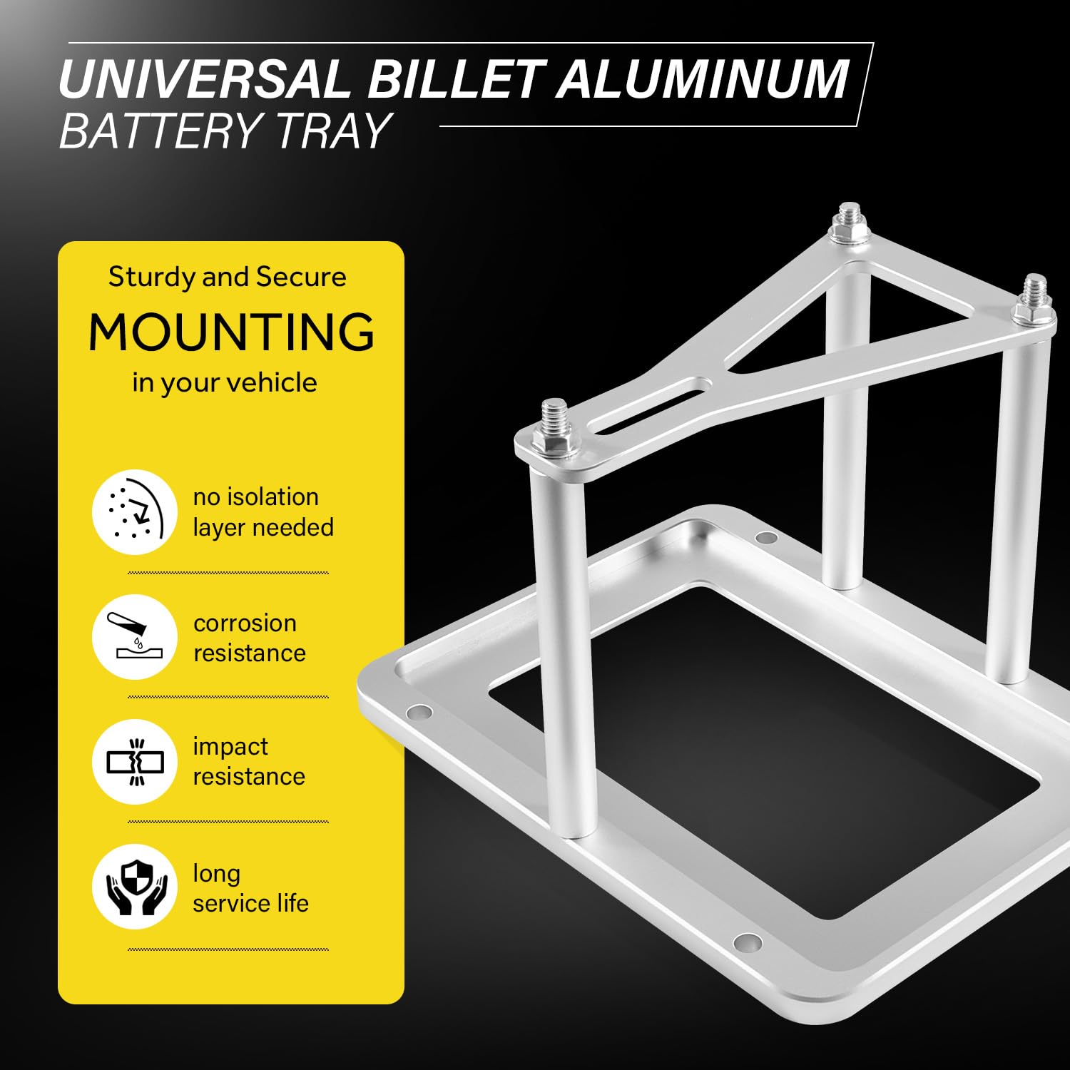 Yoursme matching nuts complete the hold-down hardware set