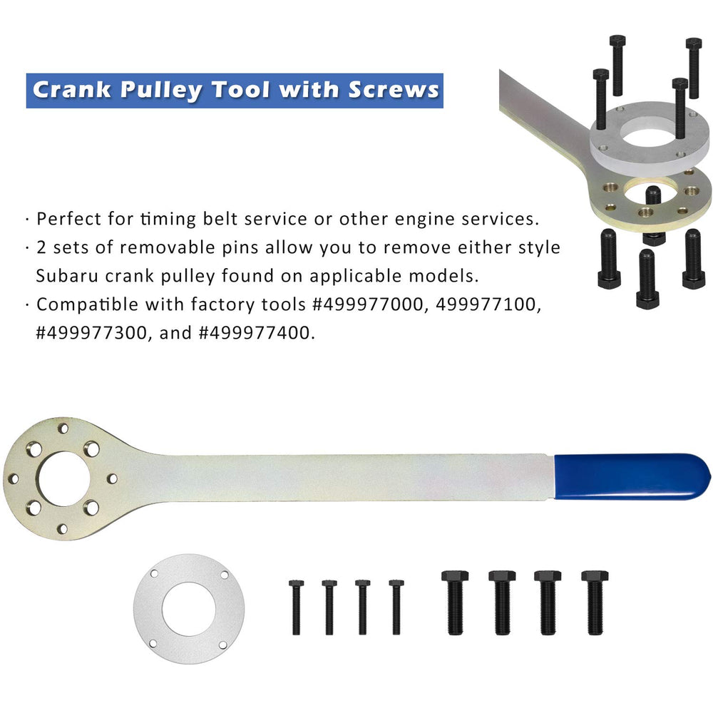 Yoursme reinforcement ring for crank pulley tool improves grip during removal
