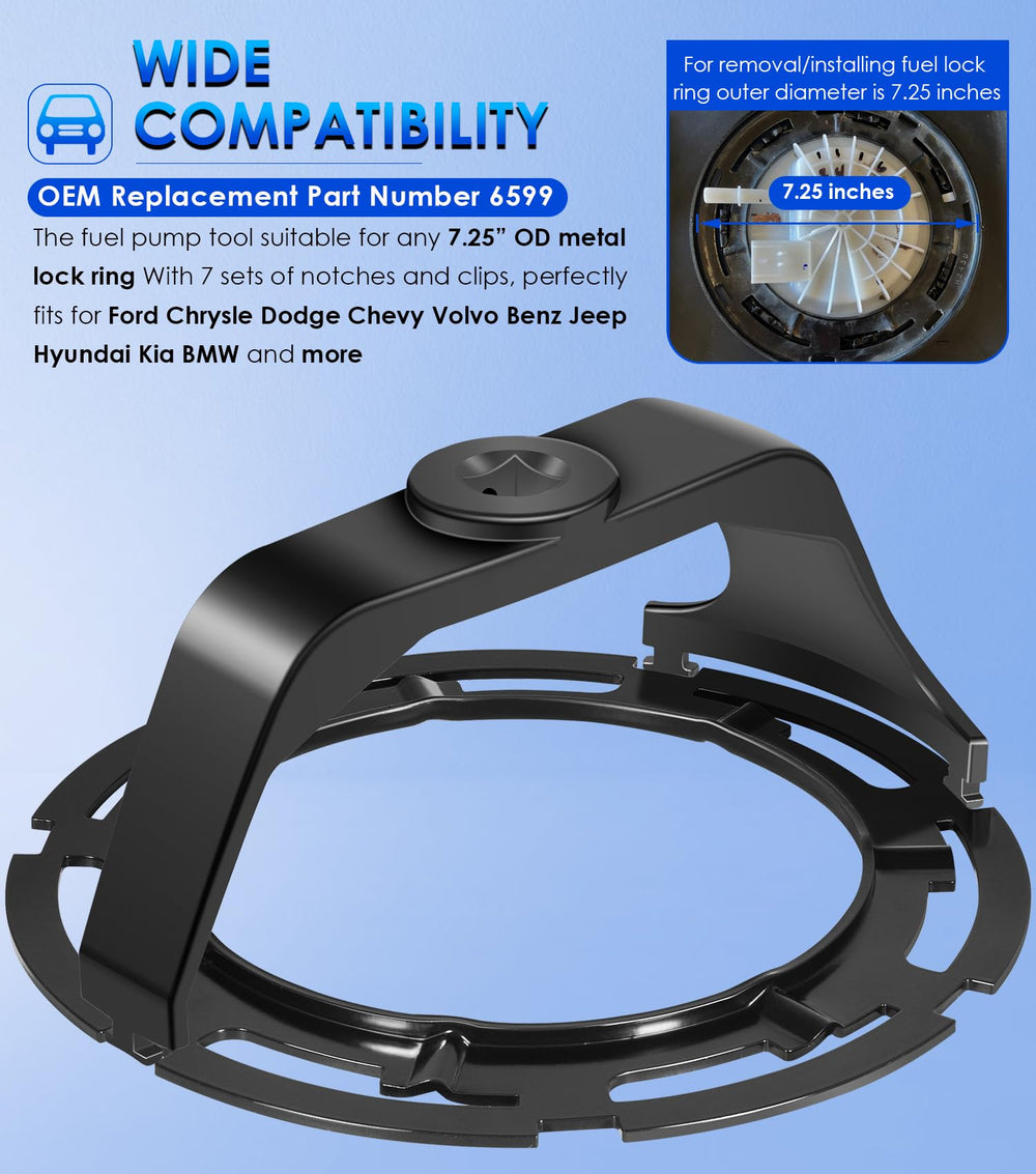 Heat-treated steel body delivers long-lasting durability during fuel system work
