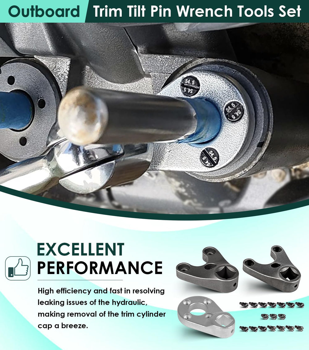 Yoursme trim-tilt pin wrench MT0009 for 35 mm end caps, strong leverage
