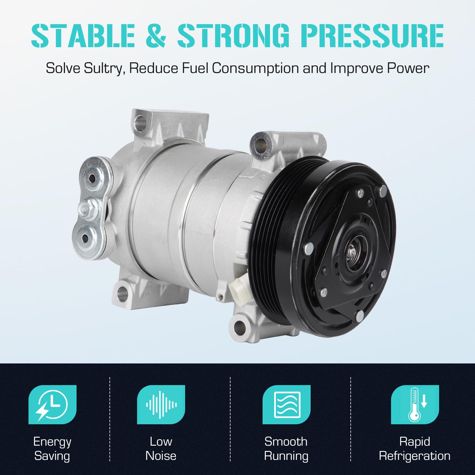 Youxmoto compressor clutch installation in progress for easy replacement
