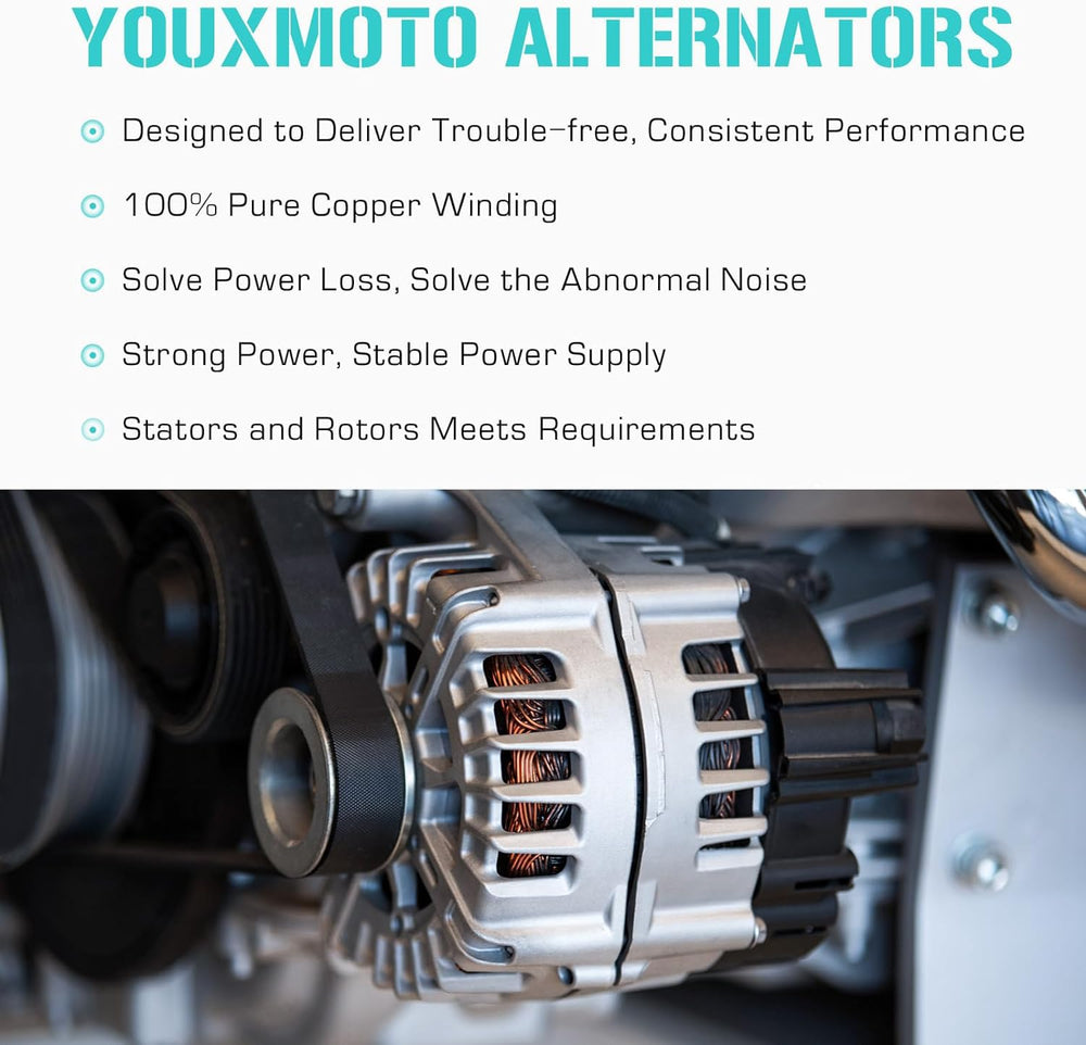 Youxmoto aluminum housing provides durable construction and heat dissipation