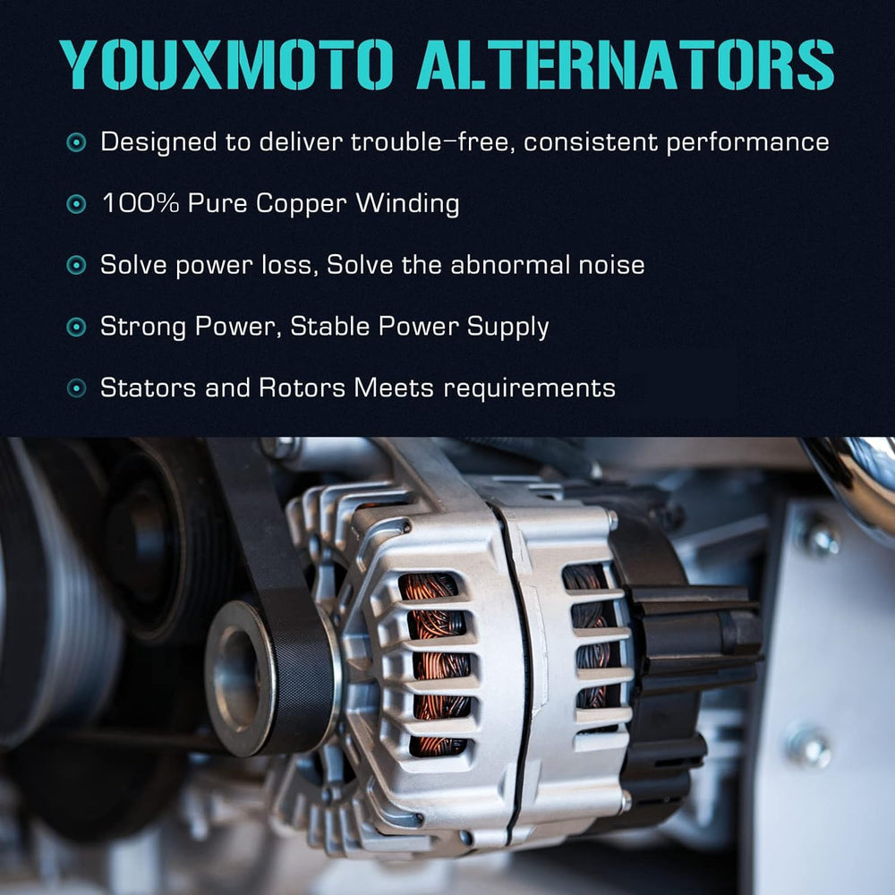 Youxmoto alternator ready for in-situ installation with no extra debugging