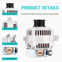 Youxmoto alternator installation area highlights easy fit for compatible Toyota models