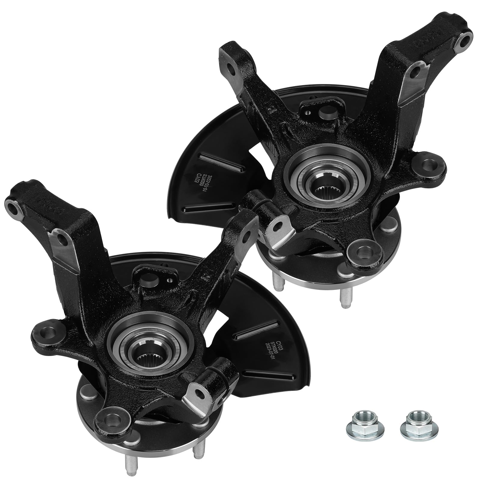 Youxmoto front steering knuckle wheel bearing assembly for Ford Escape left, precise fit.