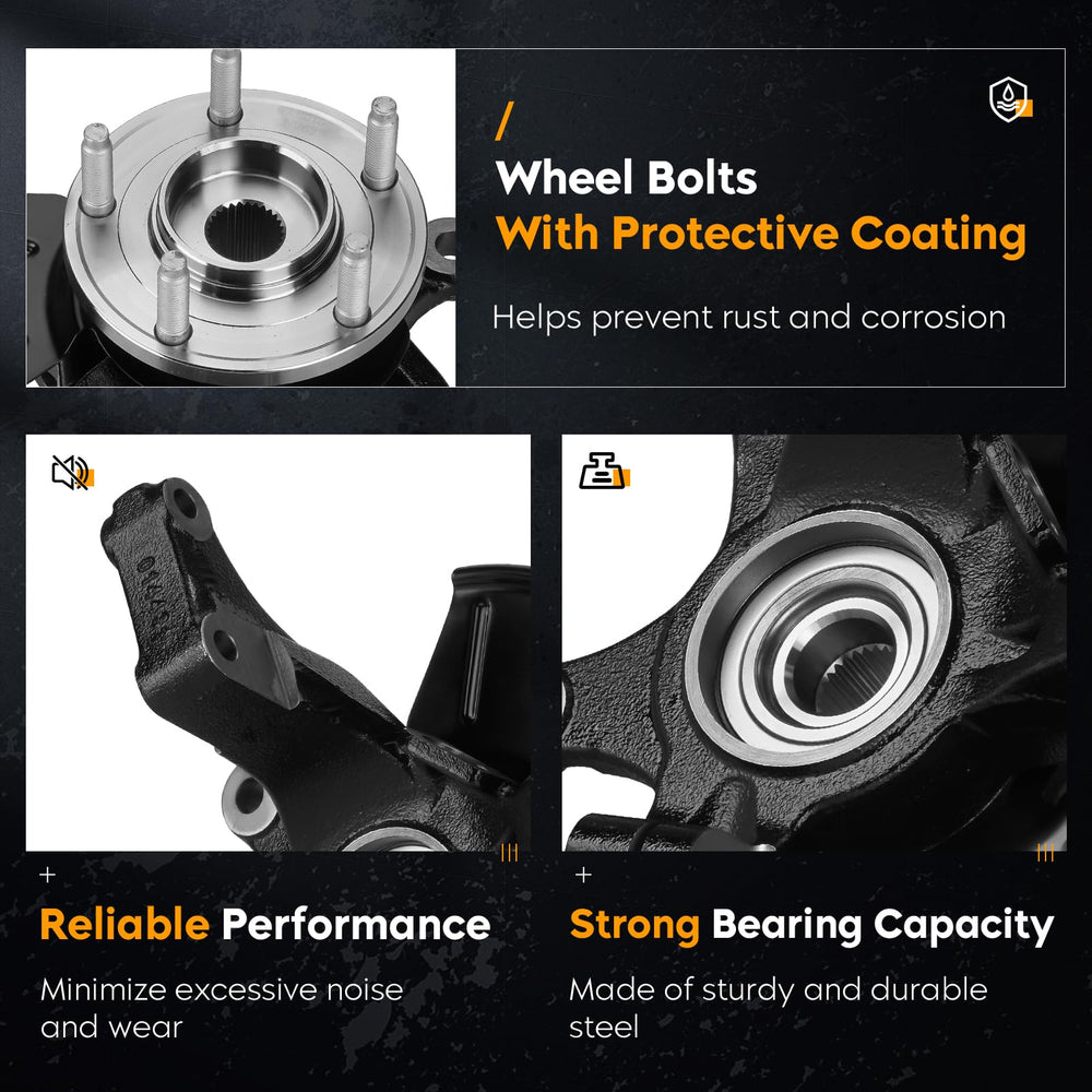 Youxmoto front steering knuckle wheel bearing assembly for Ford Escape right, reliable performance.