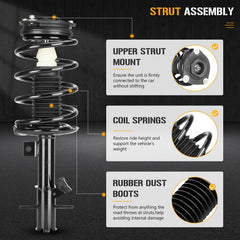 Youxmoto front strut assembly installed in a Nissan Sentra shows improved handling.