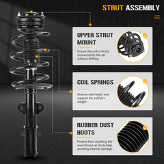Youxmoto front struts left side illustrate precise alignment and reliable ride quality.