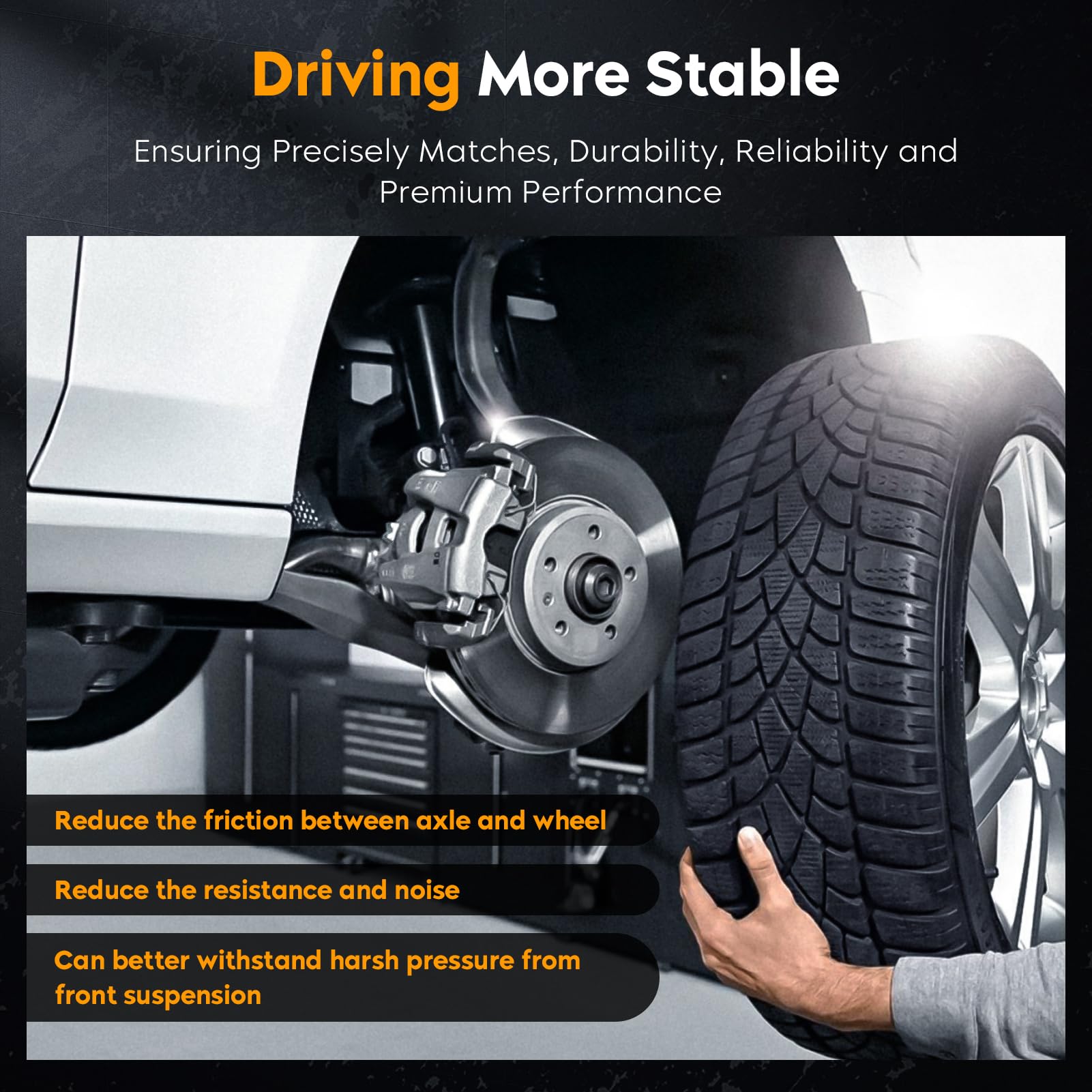 Youxmoto front-suspension-stability-system image highlights improved ride stability