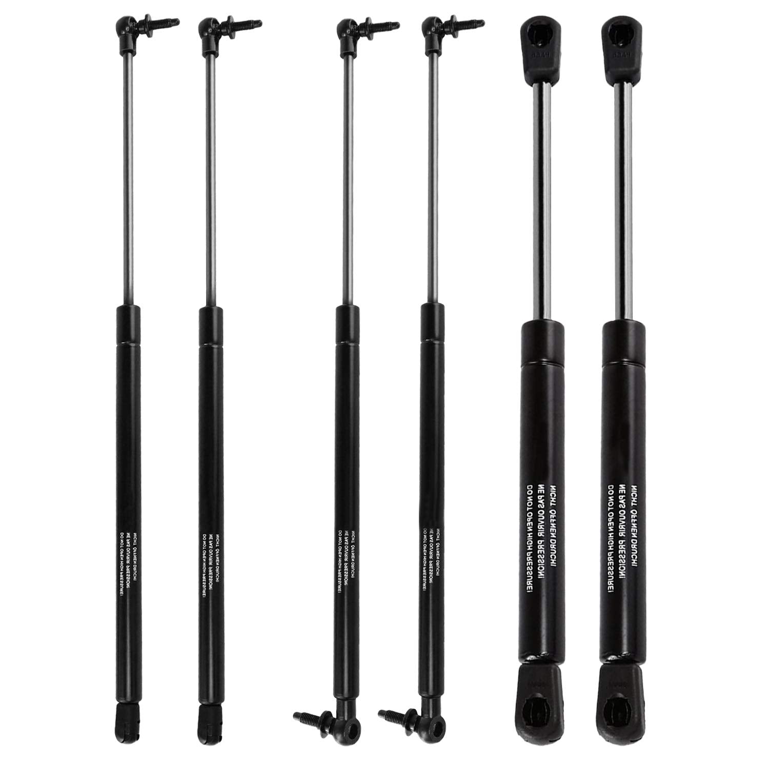Youxmoto Jeep Grand Cherokee front hood struts left provide stabilized opening and low effort support.