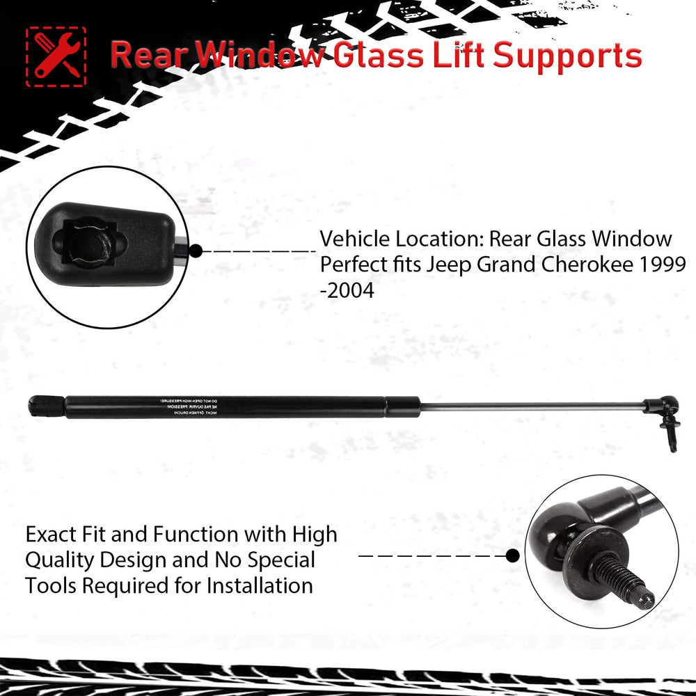 Youxmoto Jeep Grand Cherokee rear liftgate struts left guarantee controlled tailgate raising.