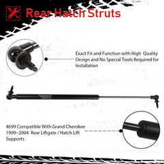 Youxmoto Jeep Grand Cherokee rear liftgate struts right deliver steady tailgate support under load.
