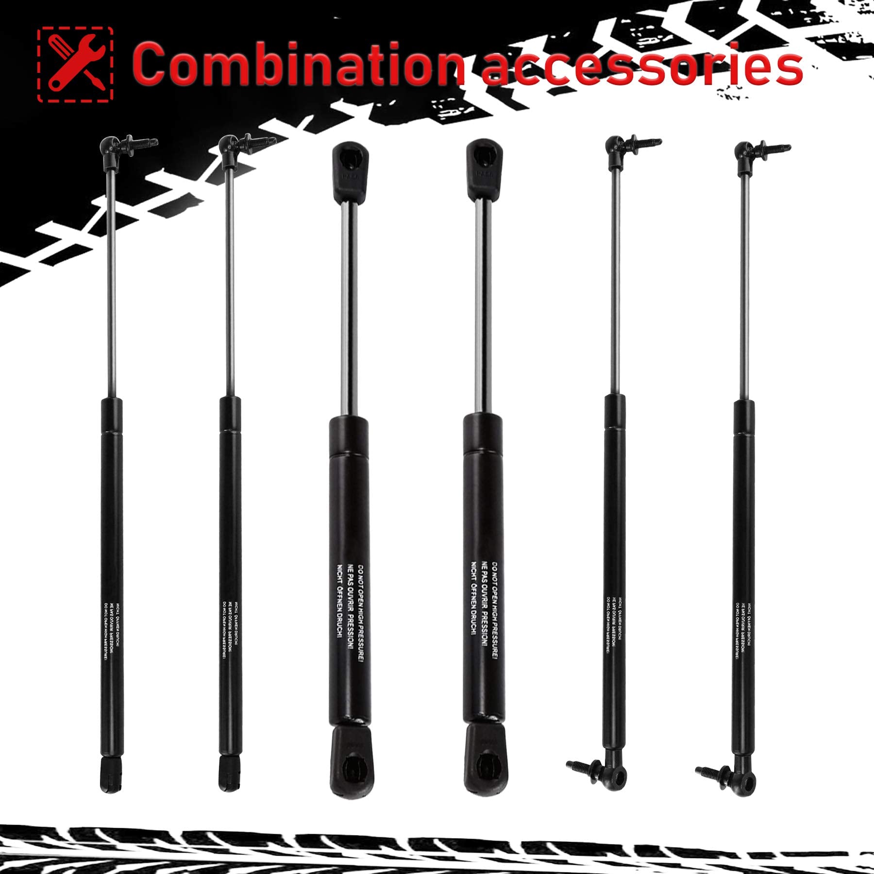 Youxmoto Jeep Grand Cherokee rear window lift supports right enhance light-duty lifting and stability.