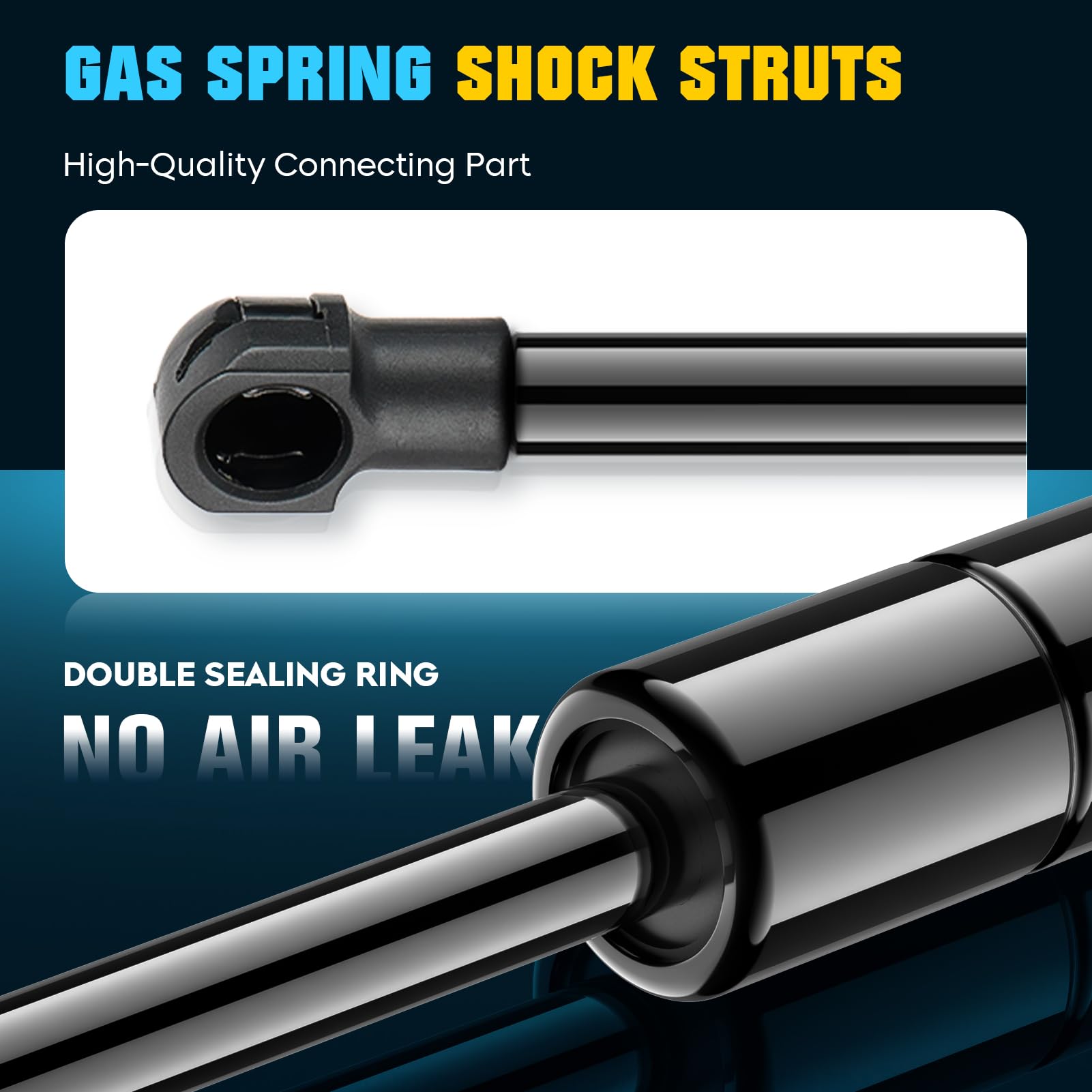 Youxmoto lift struts close-up highlights high-quality gas springs.