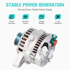 Youxmoto new alternator for Ford F-150, close-up aluminum coil, showcases build quality.