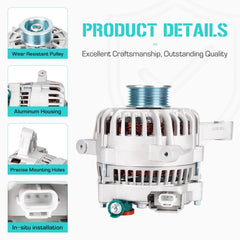 Youxmoto new alternator for Ford F-150, under-hood installation, supports smooth electrical performance.