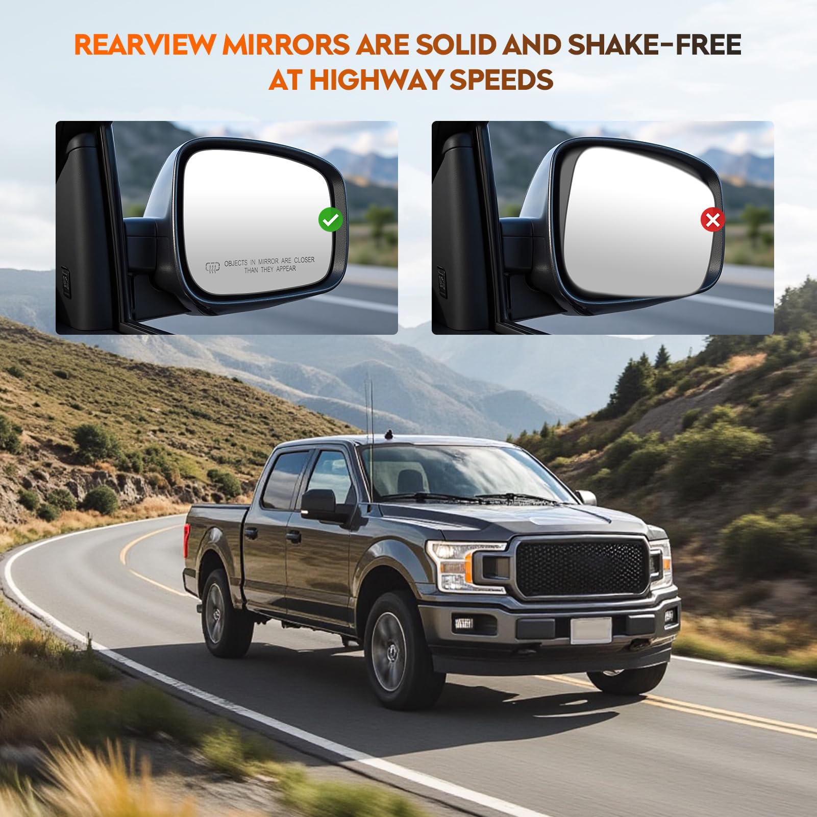 Youxmoto passenger right heated mirror glass Ford Fusion installation with identical mounting points