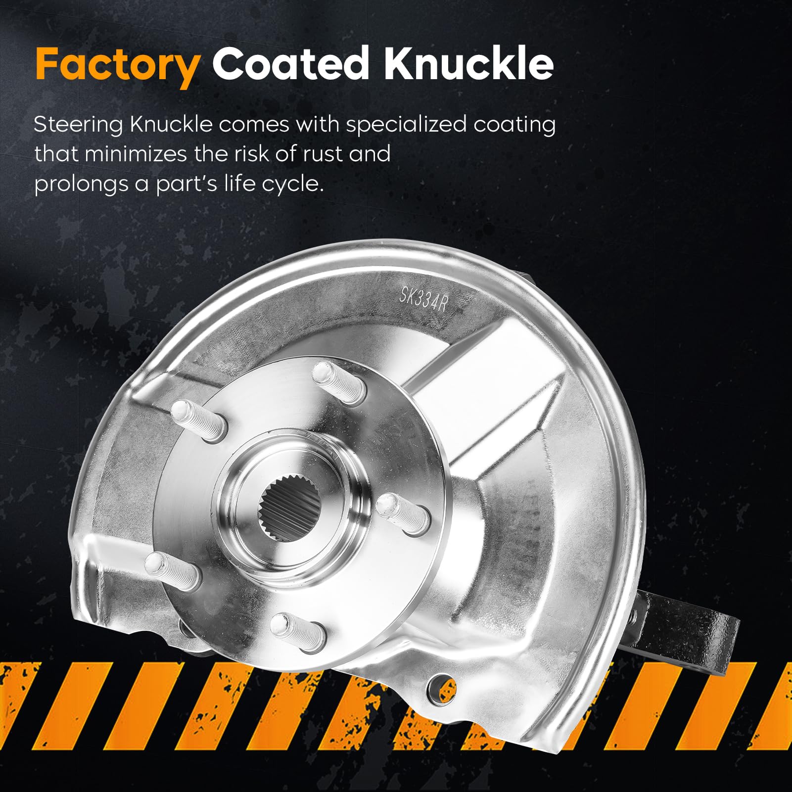 Youxmoto rust-protection-coating steering-knuckle image combats corrosion for lasting durability