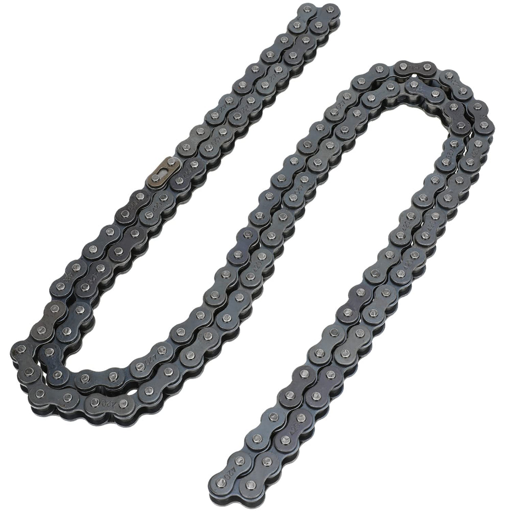 YOXUFA 132-link chain detail highlighting internal and external links