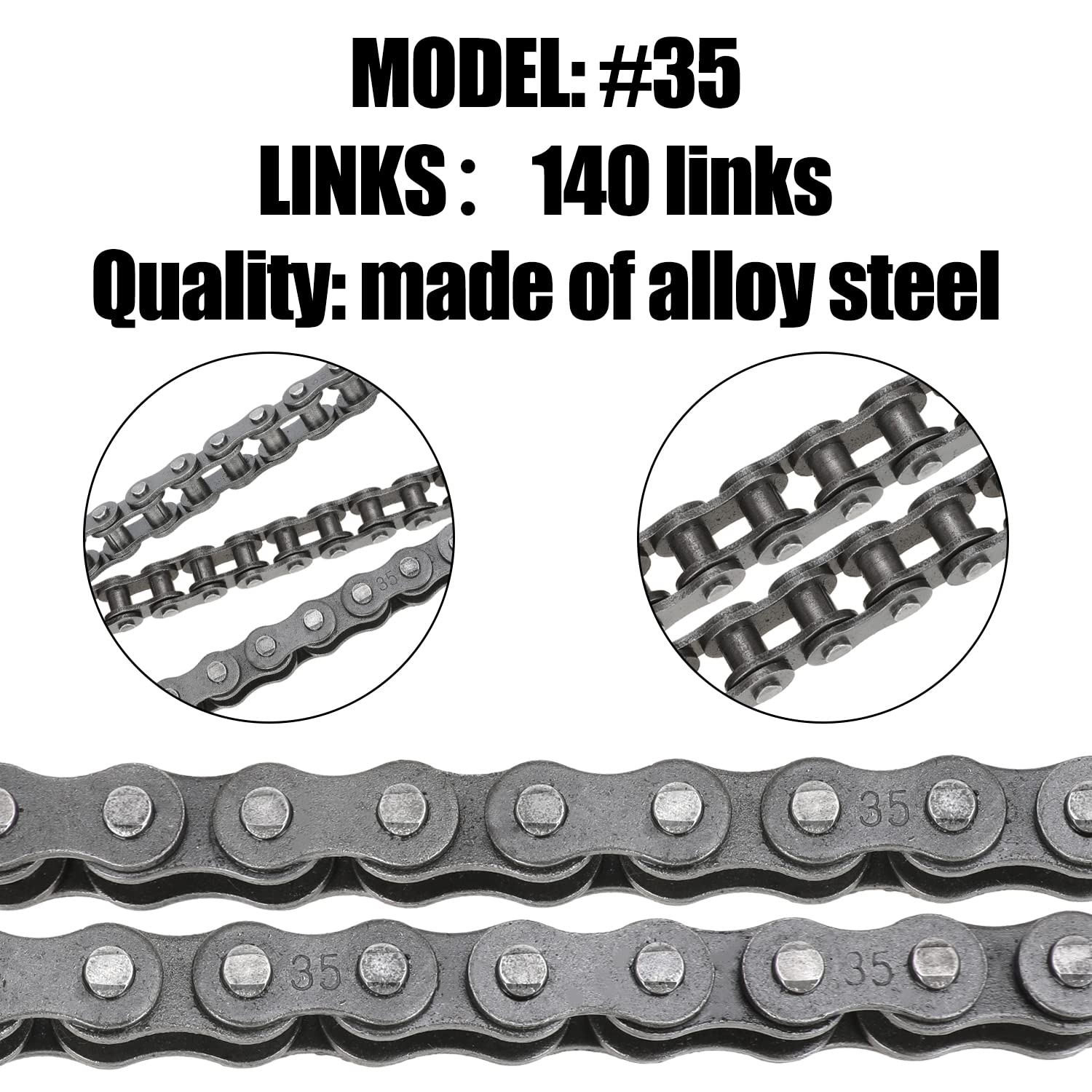 YOXUFA 35 chain for Monster Moto MM-B105 sustains steady performance