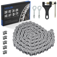 YOXUFA 420 chain with 90 links designed for mini bike drivetrains