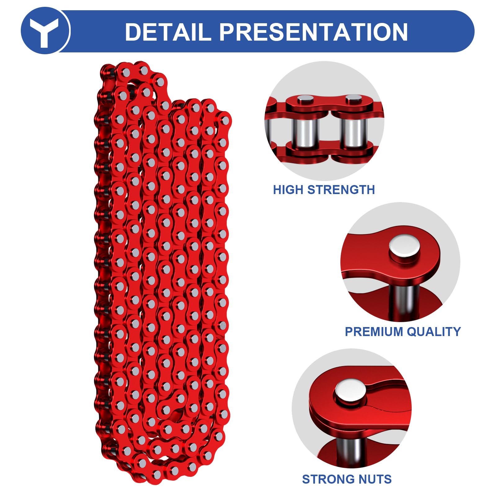 YOXUFA alloy-steel 420 chain highlights durability