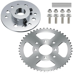 YOXUFA 48T 420 sprocket hub in durable steel for Predator go-karts.