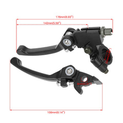YOXUFA adjustable levers close-up highlighting precise reach.