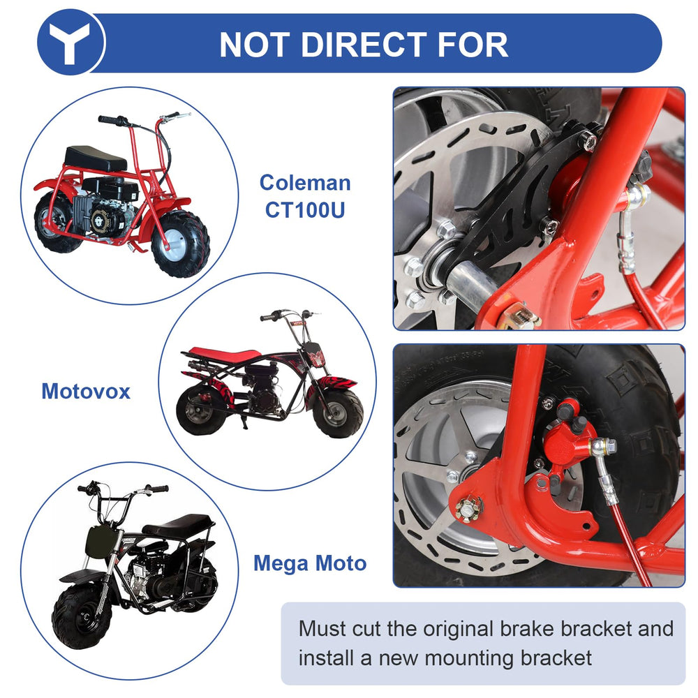YOXUFA brake kit installed on Baja DB30 offers crisp stopping feel.