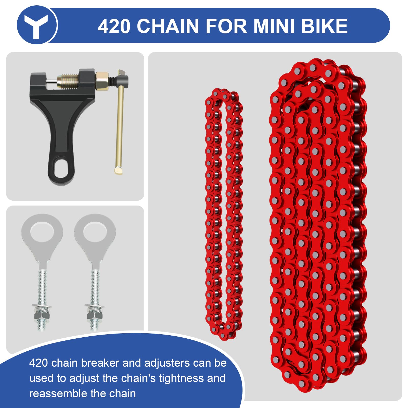 YOXUFA chain tensioner adjusters allow fine-tuning